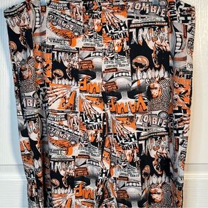 Horror Movie Drawstring Pajama Pants Mens Sz S 28 - 30 Vampires Zombies